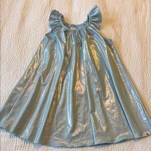 Cheeky Plum Shimmering Blue Dress